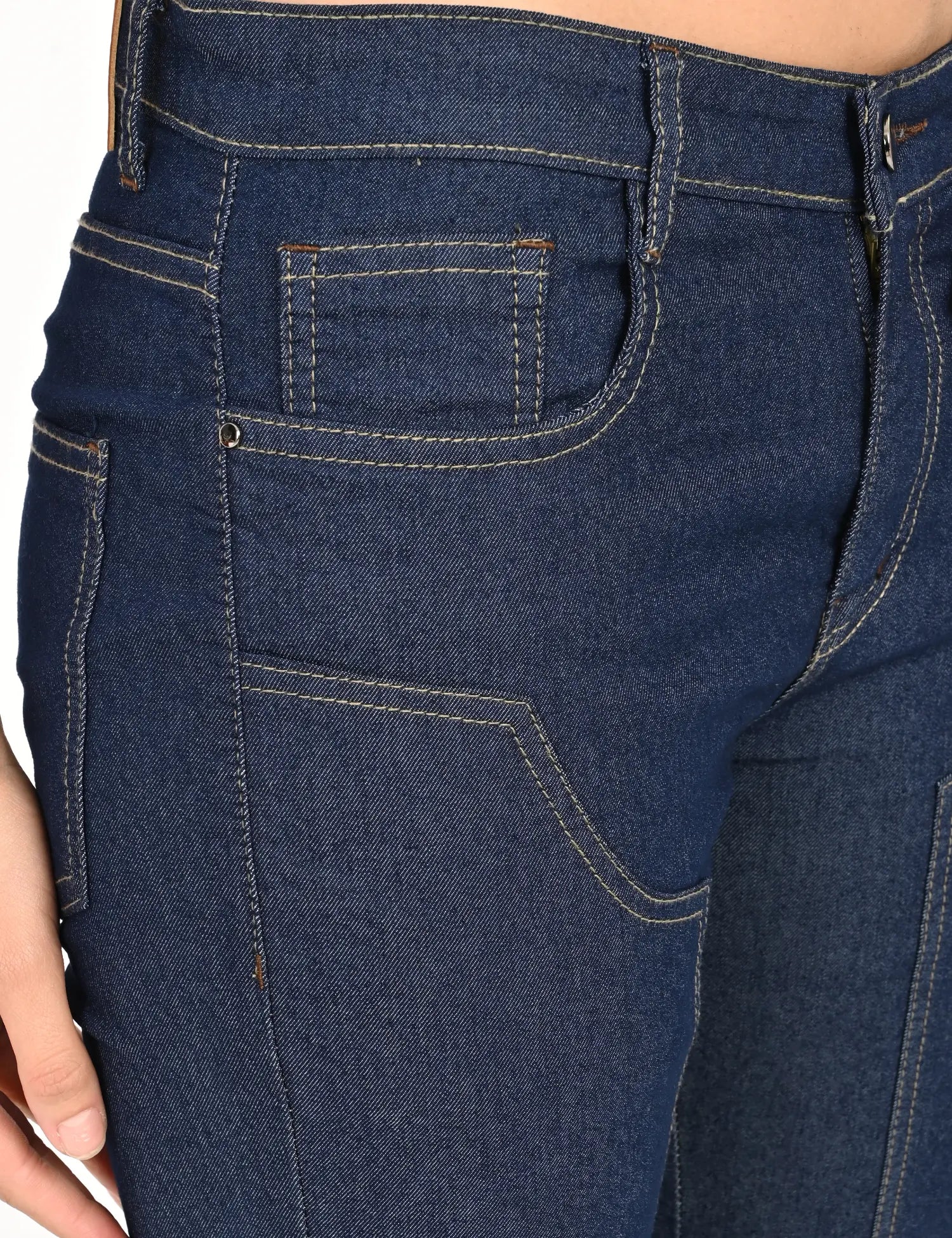 High-Rise Stretch Bootcut Denim