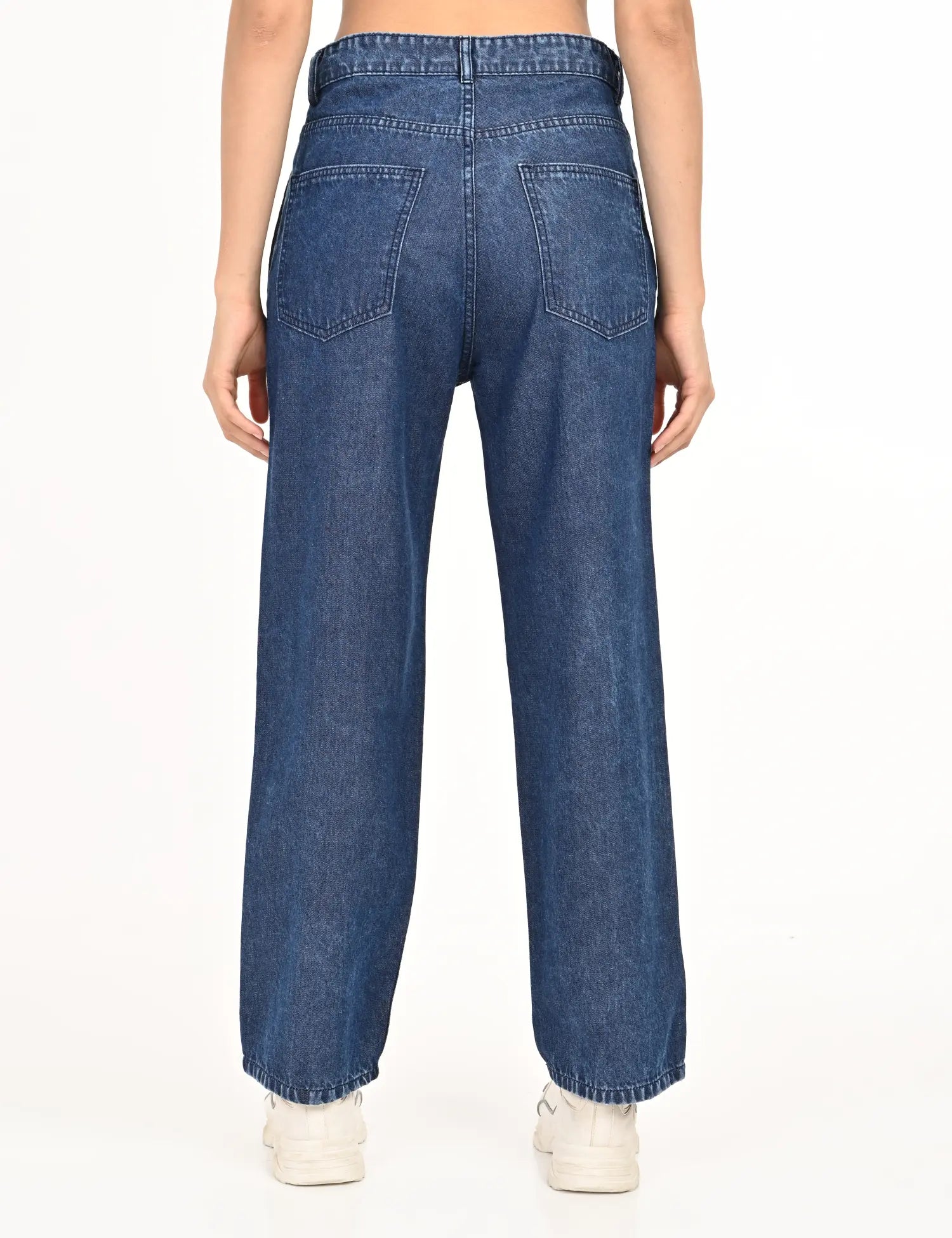 Women’s Dark Blue Denim Jogger Jeans