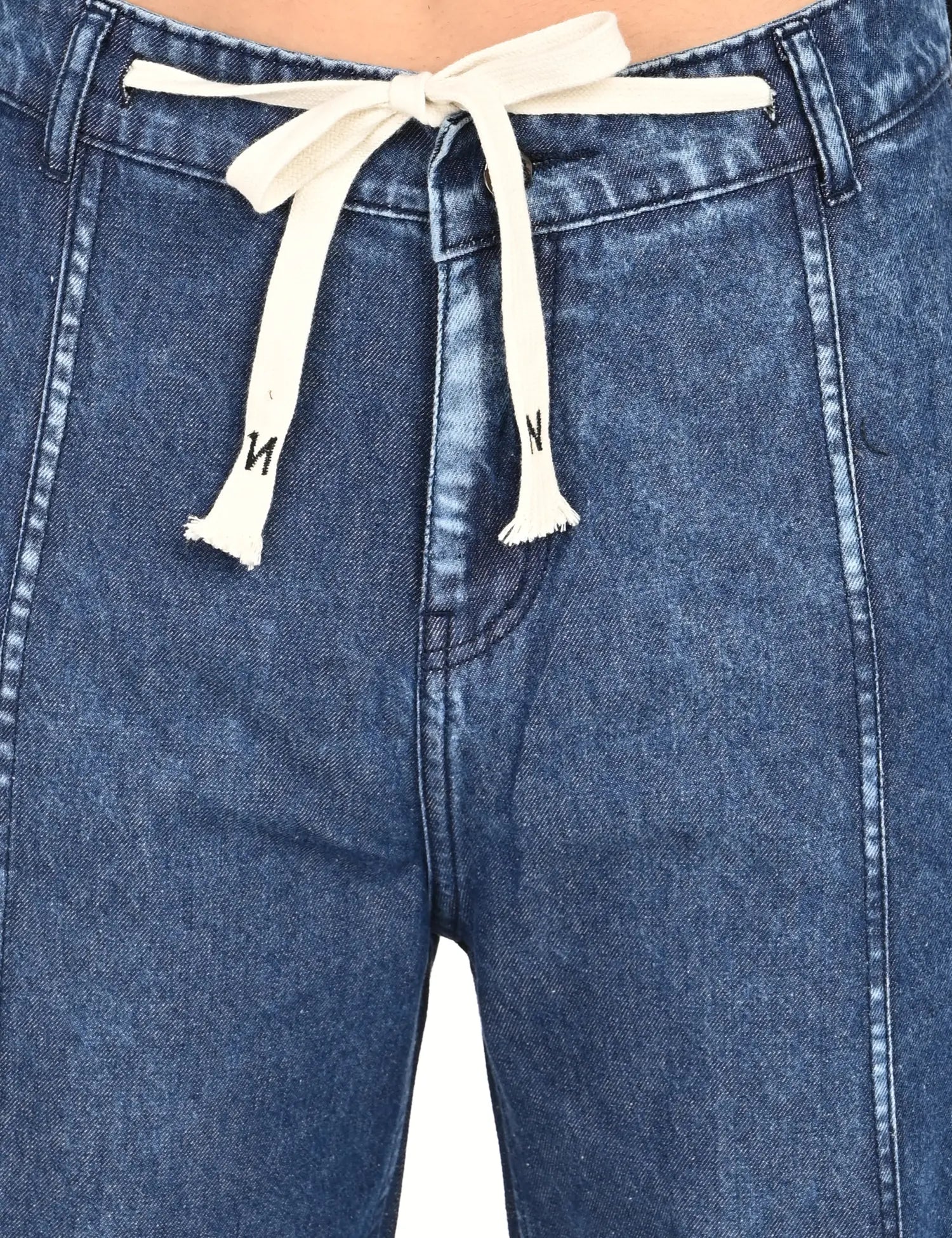 Women’s Dark Blue Denim Jogger Jeans