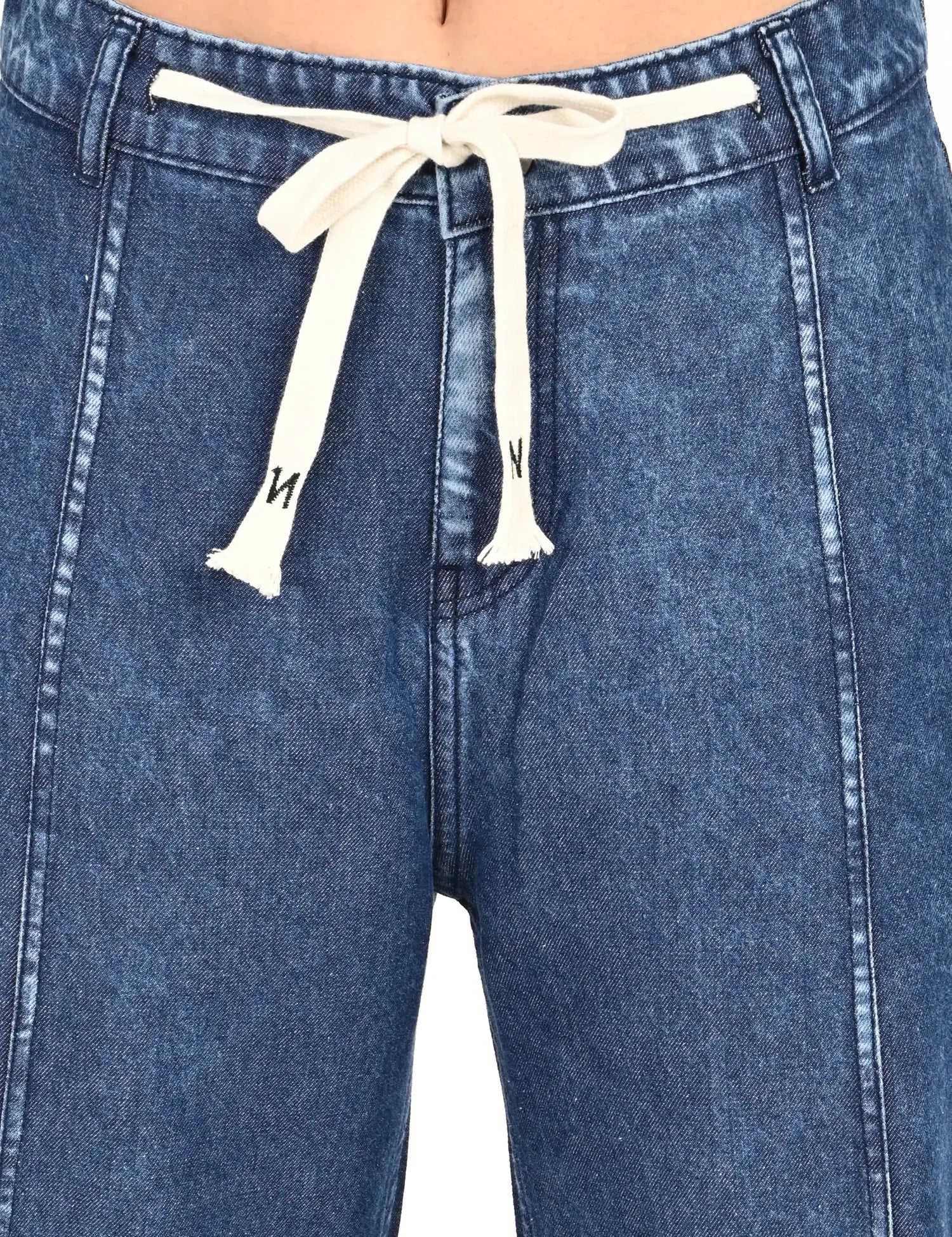 Women’s Dark Blue Denim Jogger Jeans
