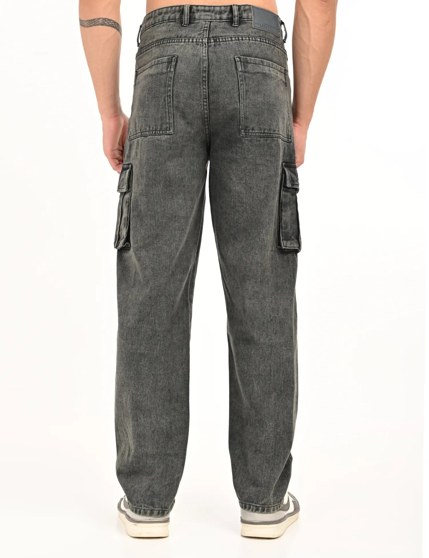 NexWear Utility Cargo Jeans – Tinted Grey