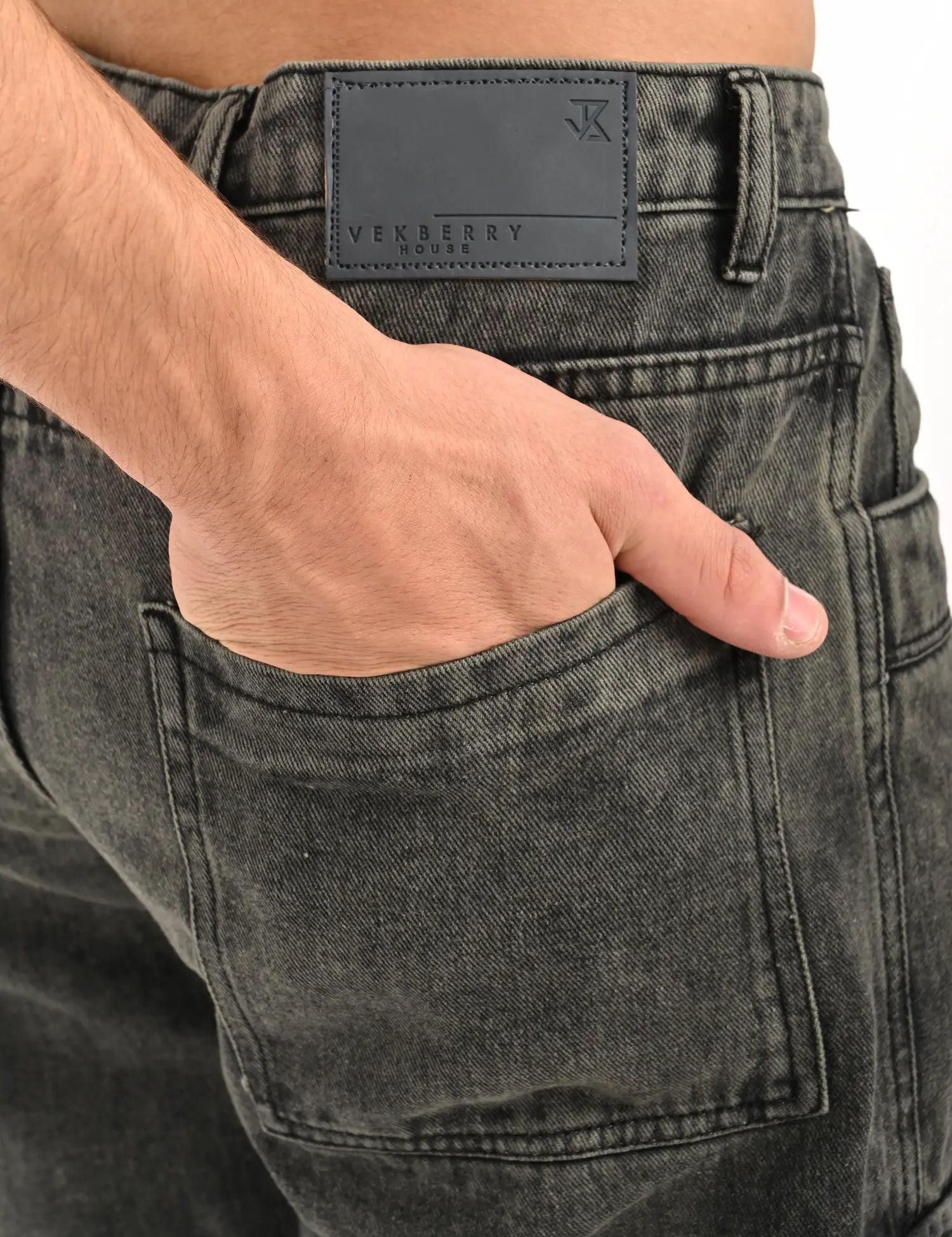 NexWear Utility Cargo Jeans – Tinted Grey