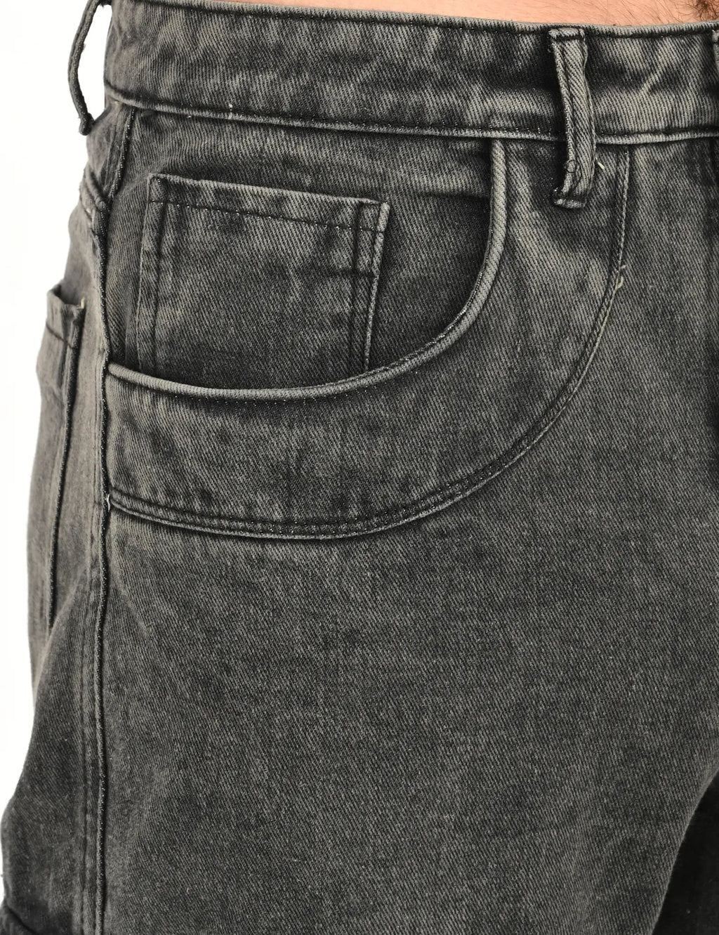 NexWear Utility Cargo Jeans – Tinted Grey