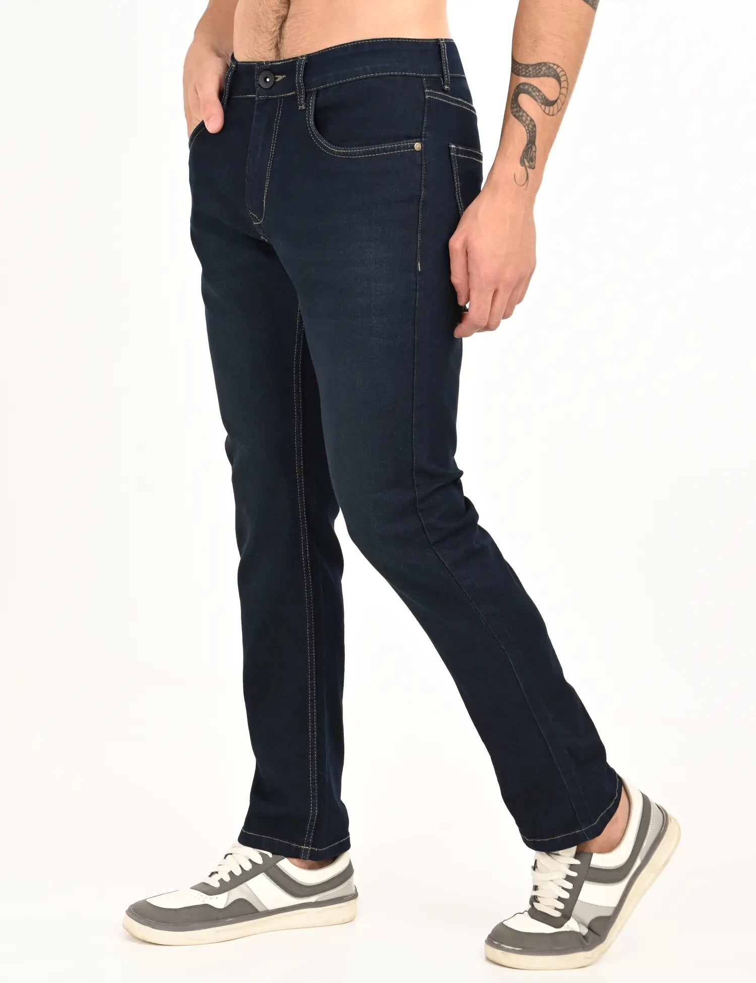 Men’s Dark Indigo Straight Fit Denim