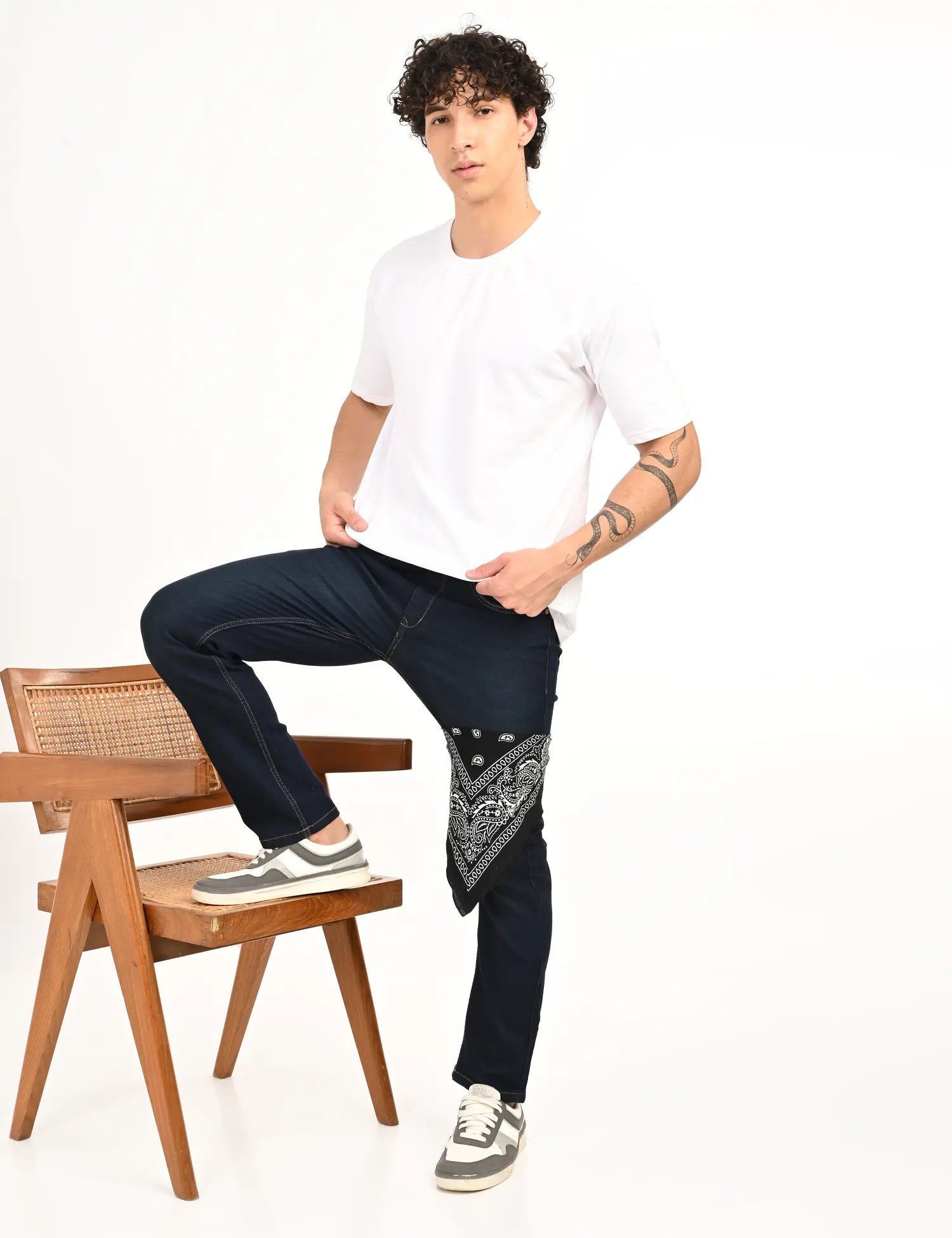 Men’s Dark Indigo Straight Fit Denim