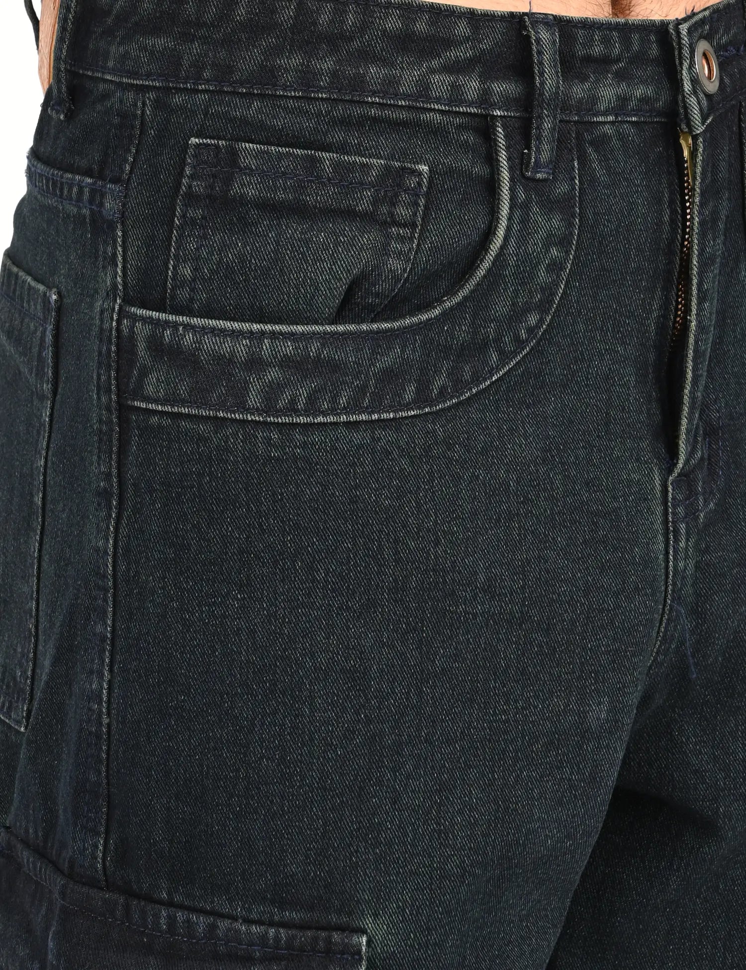 NexWear Utility Cargo Jeans – Tinted Brown