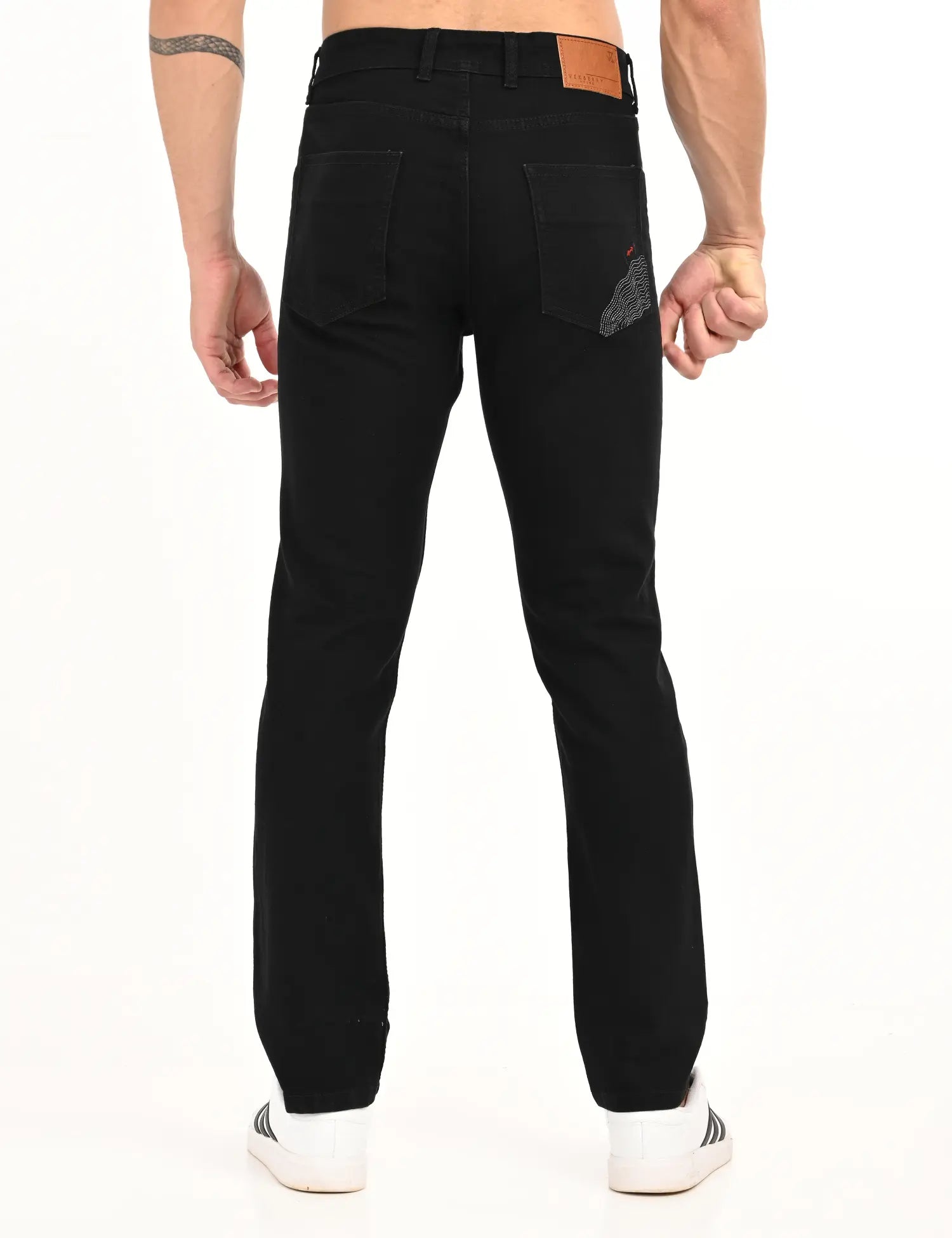 ModernFit Black Stretch Denim