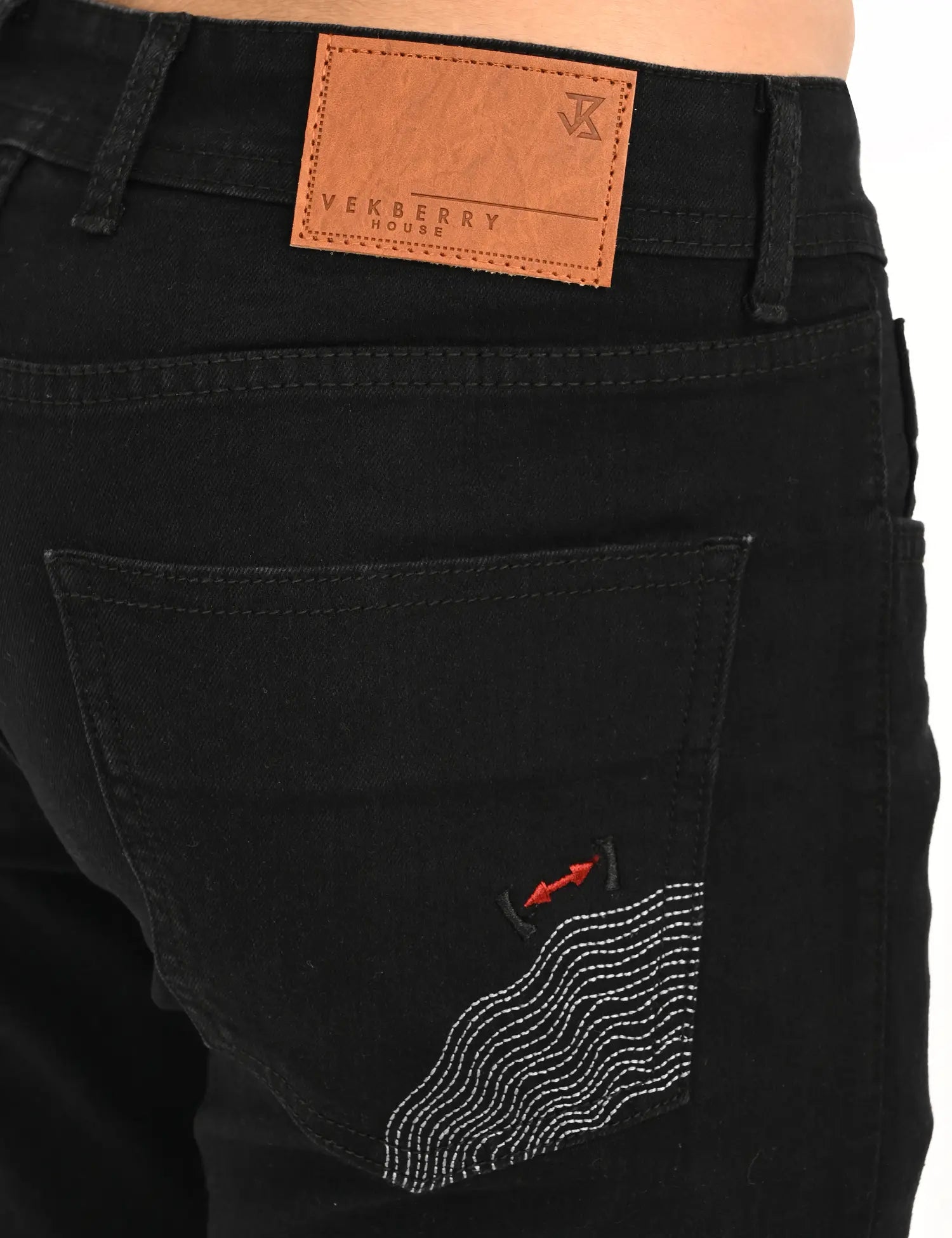 ModernFit Black Stretch Denim