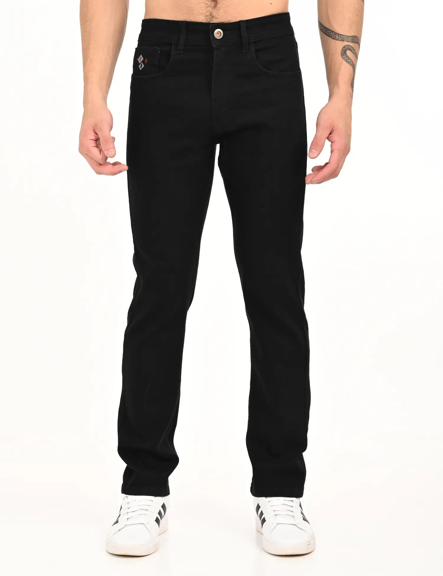 ModernFit Black Stretch Denim
