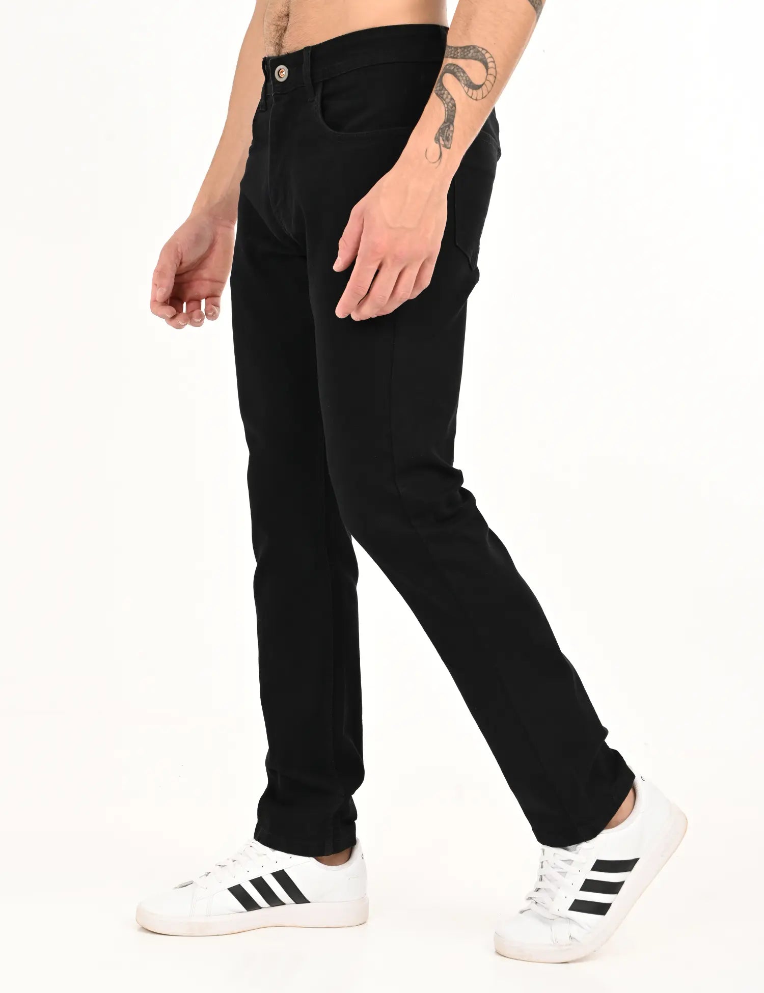 ModernFit Black Stretch Denim