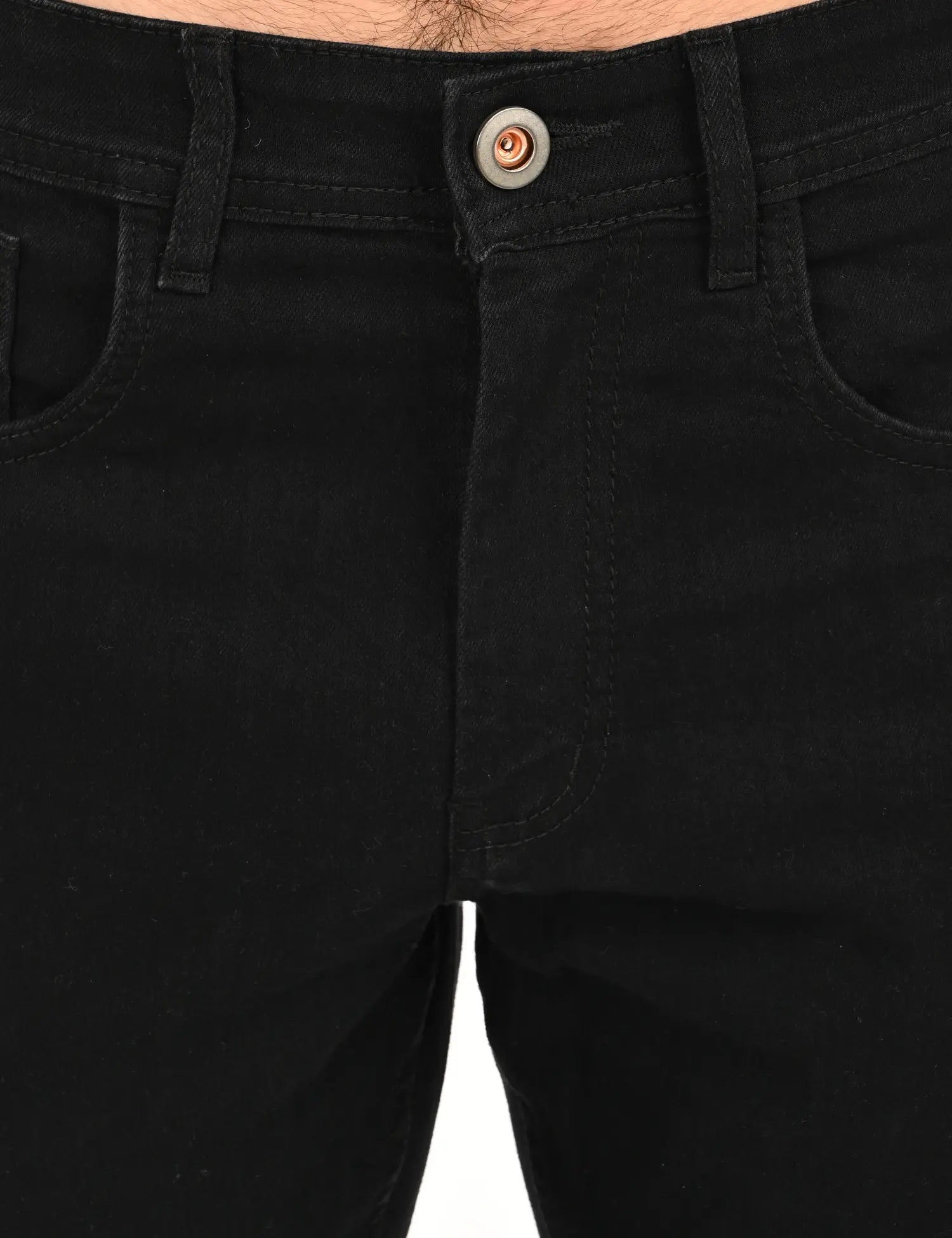 ModernFit Black Stretch Denim