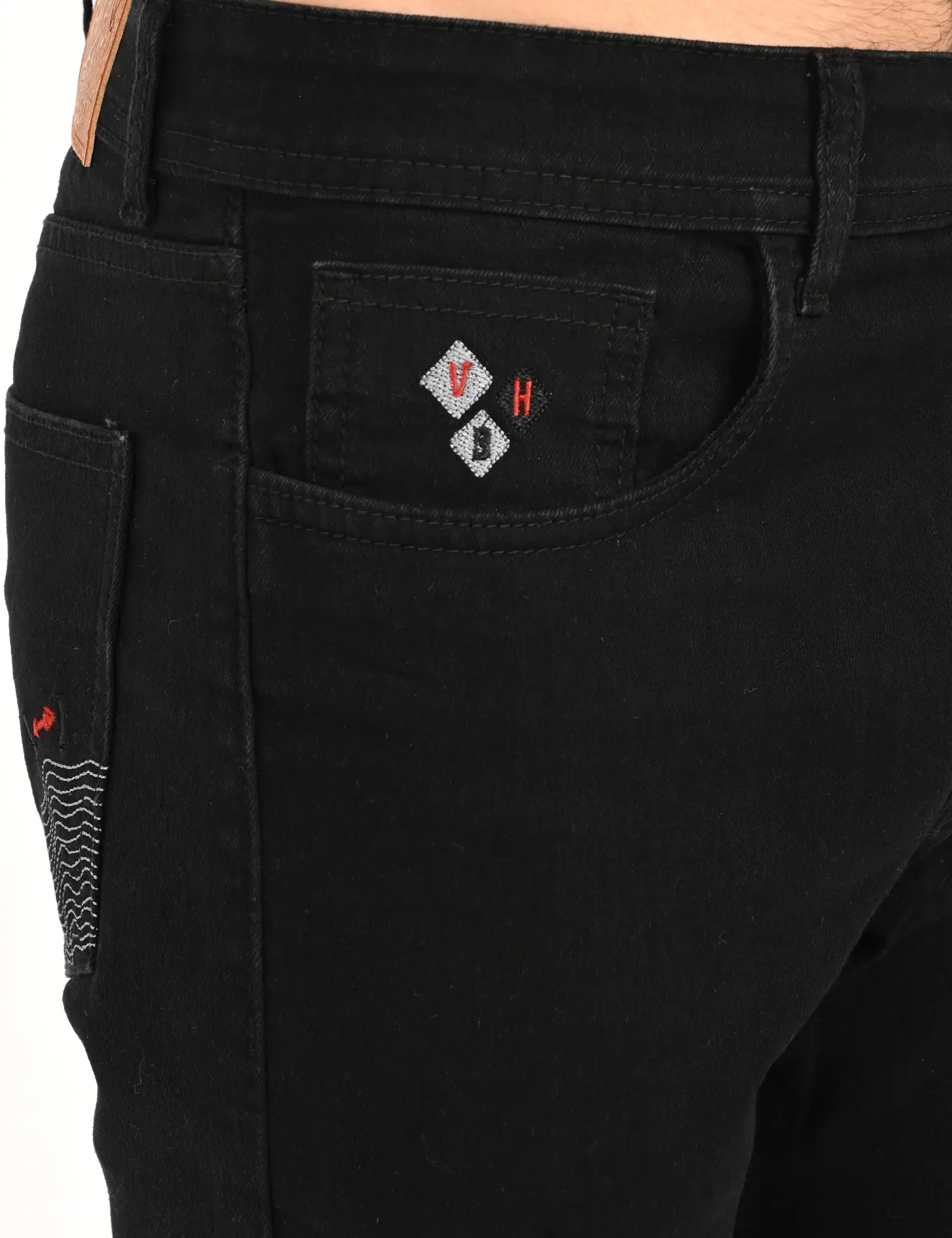 ModernFit Black Stretch Denim