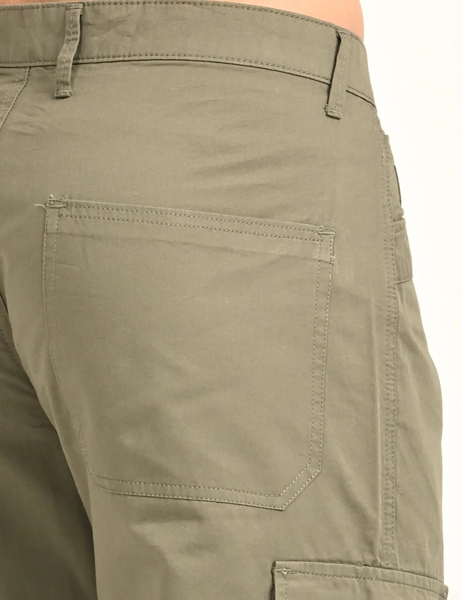 Men’s Straight Fit Utility Cargo Pants – Dusky Green