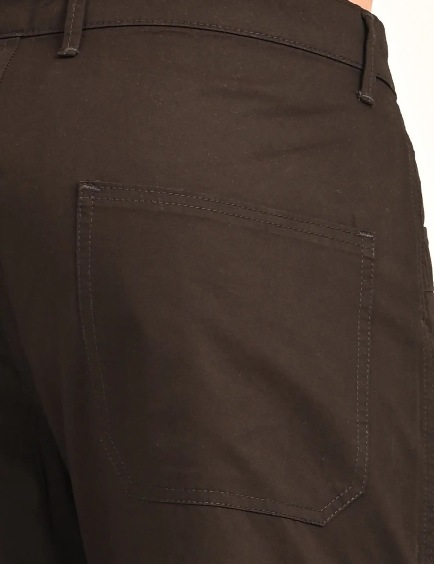 Men’s Straight Fit Utility Cargo Pants-Brown